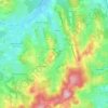 La Vineuse sur Fregande topographic map, elevation, terrain