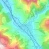Semizovac topographic map, elevation, terrain