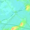 Burrowbridge topographic map, elevation, terrain