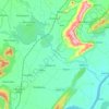 Chakan topographic map, elevation, terrain