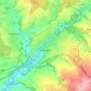 Simmern/Hunsrück topographic map, elevation, terrain