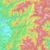 Renai Township topographic map, elevation, terrain