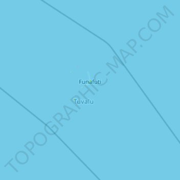 Funafuti topographic map, elevation, terrain