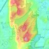 City of New Britain Public Watershed Lands topographic map, elevation, terrain