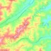 Montalto delle Marche topographic map, elevation, terrain