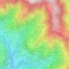 Corna Imagna topographic map, elevation, terrain