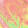 楚雄市 topographic map, elevation, terrain