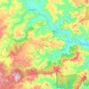 Biddesatu/Villasalto topographic map, elevation, terrain