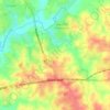 Waxhaw topographic map, elevation, terrain
