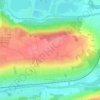 Dampmart topographic map, elevation, terrain