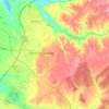 Glória do Ribatejo e Granho topographic map, elevation, terrain