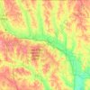 Perry County topographic map, elevation, terrain