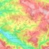 Pfaffroda topographic map, elevation, terrain