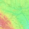 Черновицкая область topographic map, elevation, terrain