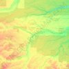 Pauini topographic map, elevation, terrain