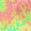 Departamento Guaraní topographic map, elevation, terrain