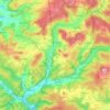 Sinntal topographic map, elevation, terrain