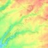 Pouffonds topographic map, elevation, terrain