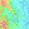 North Pine River topographic map, elevation, terrain