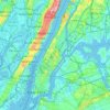 New York County topographic map, elevation, terrain
