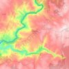 Fermoselle topographic map, elevation, terrain