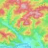 KG Hadersdorf topographic map, elevation, terrain