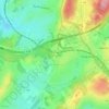 École-Valentin topographic map, elevation, terrain
