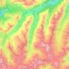 Galtür topographic map, elevation, terrain