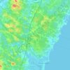 North Hampton topographic map, elevation, terrain