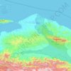 Mamberamo Raya topographic map, elevation, terrain