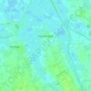 Noordschote topographic map, elevation, terrain
