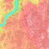 Siguldas pagasts topographic map, elevation, terrain