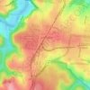 Sutherland topographic map, elevation, terrain