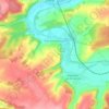 Pacy-sur-Armançon topographic map, elevation, terrain