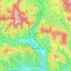 Friesach topographic map, elevation, terrain