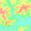 Bosque topographic map, elevation, terrain