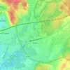 Roye topographic map, elevation, terrain