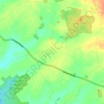 Hatton topographic map, elevation, terrain