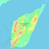 Hagemeister Island topographic map, elevation, terrain