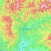 District of Banská Bystrica topographic map, elevation, terrain