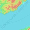 Листвянское городское поселение topographic map, elevation, terrain
