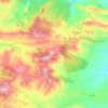 Haraza topographic map, elevation, terrain
