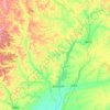 莫力达瓦达斡尔族自治旗 topographic map, elevation, terrain