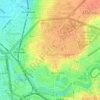 Wellington Square topographic map, elevation, terrain