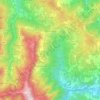 Brallo di Pregola topographic map, elevation, terrain