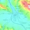 Pirot topographic map, elevation, terrain