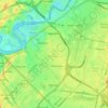 City of Belmont topographic map, elevation, terrain