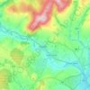 Marown topographic map, elevation, terrain