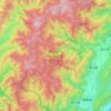Guanshan Major Wildlife Habitat topographic map, elevation, terrain
