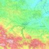 Valjevo City topographic map, elevation, terrain